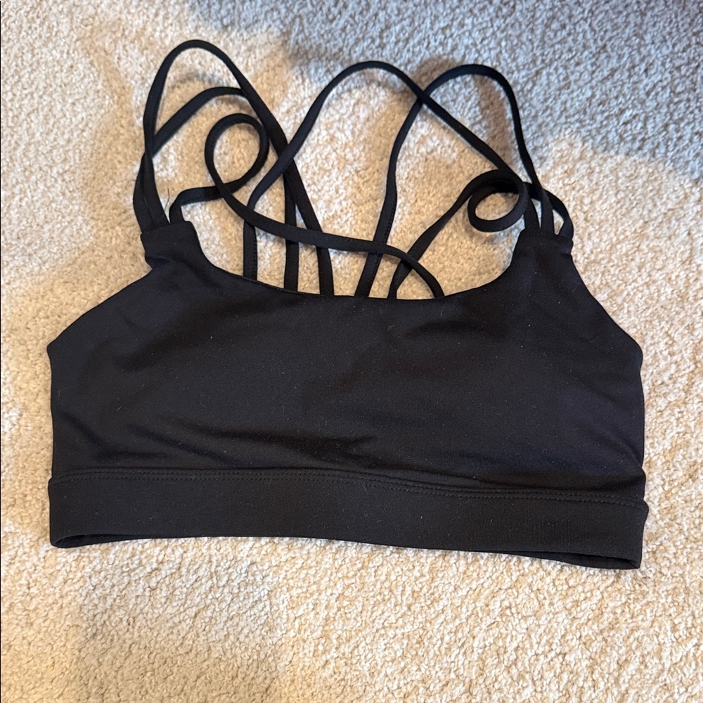 GAP Black Multi-Strap Sports Bra(Never Worn)(Ships from OR)
